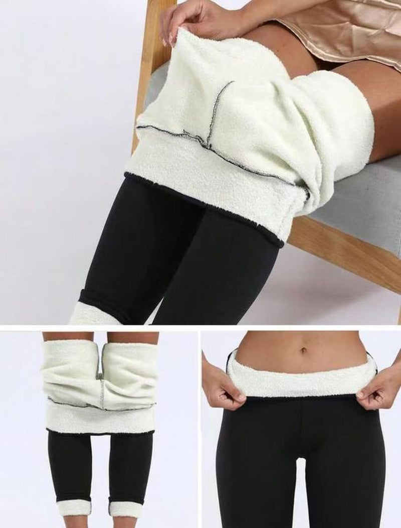 Elevate Your Comfort: 3 Pack of Super Soft Plus Lined Leggings for Women - Perfect for Yoga, Running, and Winter Workouts!