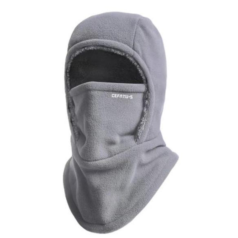 Fleece Balaclava Cycling Cap Cold-Proof Windproof Warm Hood and Hat Thicken Thermal Ski Windproof Cap Women Men