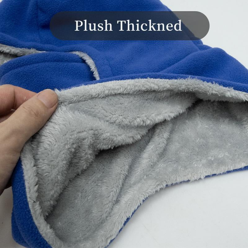 Fleece Balaclava Cycling Cap Cold-Proof Windproof Warm Hood and Hat Thicken Thermal Ski Windproof Cap Women Men